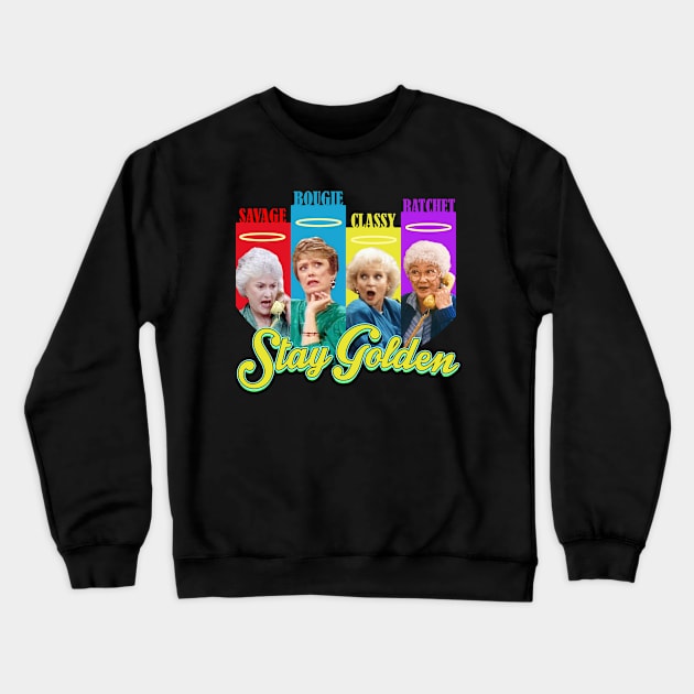 golden girls squad thank you for being a friend Crewneck Sweatshirt by CLOSE THE DOOR PODCAST